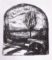nuit étoilée 1920 - Edvard Munch