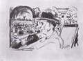 le compositeur delius à wiesbaden 1922 - Edvard Munch