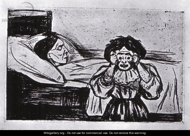 la mère morte 1901 - Edvard Munch