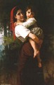 Girl Carrying a Child - William-Adolphe Bouguereau