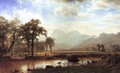 Crossing the river - Albert Bierstadt