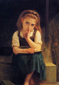 The Difficult Lesson - William-Adolphe Bouguereau