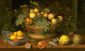 Still Life with a Basket of Fruit - Balthasar Van Der Ast