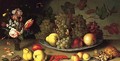 Still Life with Fruits and Flowers - Balthasar Van Der Ast