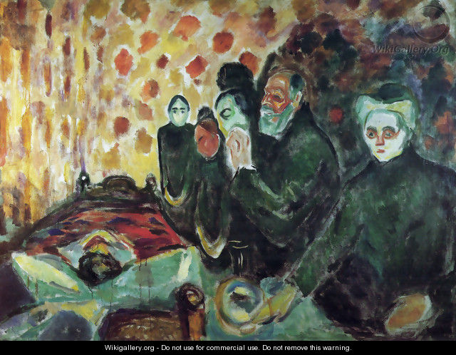 By the Deathbed - Edvard Munch