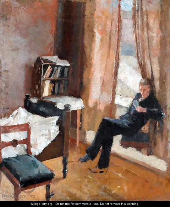 Andreas Reading (Andreas leser) - Edvard Munch