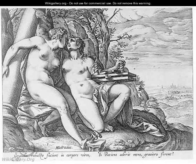 Justice and Prudence - Hendrick Goltzius