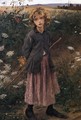 Roadside Flowers, The Little Shepherdess - Jules Bastien-Lepage