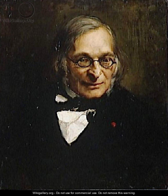 Portrait of French philosopher Adolphe Franck - Jules Bastien-Lepage