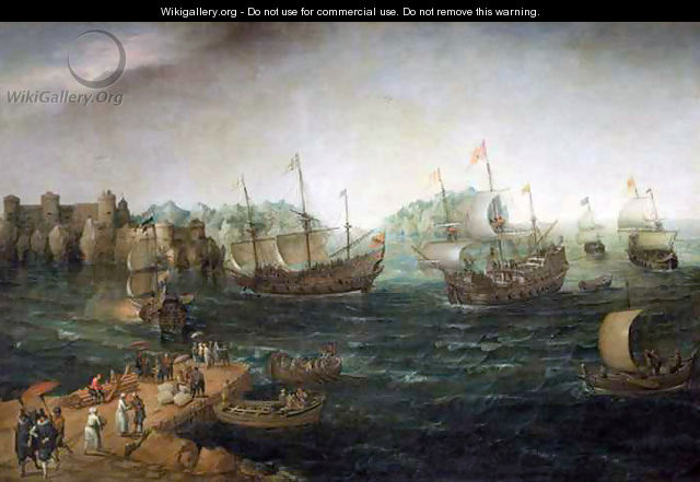Ships Trading in the East - Cornelis Hendricksz. The Younger Vroom