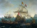 Dutch Ships Ramming Spanish Galleys off the Flemish Coast in October 1602 - Cornelis Hendricksz. The Younger Vroom