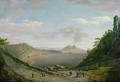 View of the Bay of Naples with Mount Vesuvius in the Distance - William Marlow