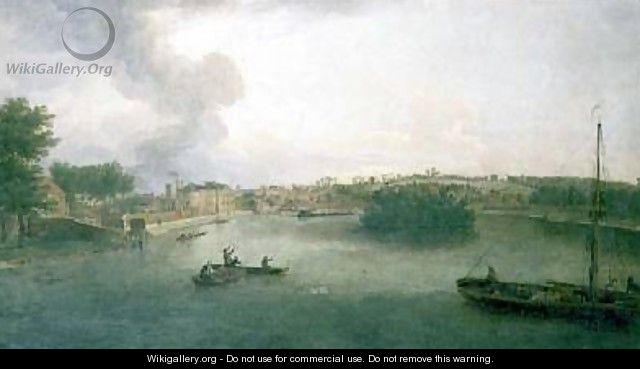 View of the Thames - William Marlow