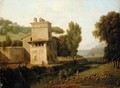 The Casa Cenci in the Borghese Gardens Rome 1805 - Jean-Honore Marmont de Barmont