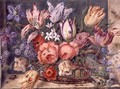 Flowers in a Basket with Frogs and Insects 1634 - Jacob Marrel