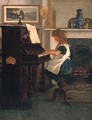 At the Piano - Henry Stacy Marks