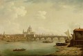 St Pauls and Blackfriars Bridge - William Marlow