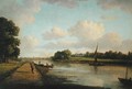 View on the River Thames at Richmond 1776 - William Marlow