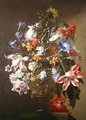 A Still Life of Flowers in a Vase - dei Fiori (Nuzzi) Mario