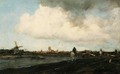 Landscape with Windmills 1890-5 - Jacob Henricus Maris