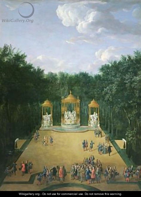 The Groves of the Baths of Apollo in the Gardens of Versailles 1713 - Pierre-Denis Martin