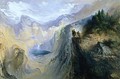 Manfred on the Jungfrau 1837 - John Martin
