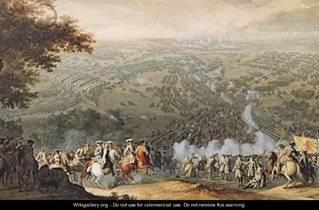 The Battle of Poltava - Pierre-Denis Martin