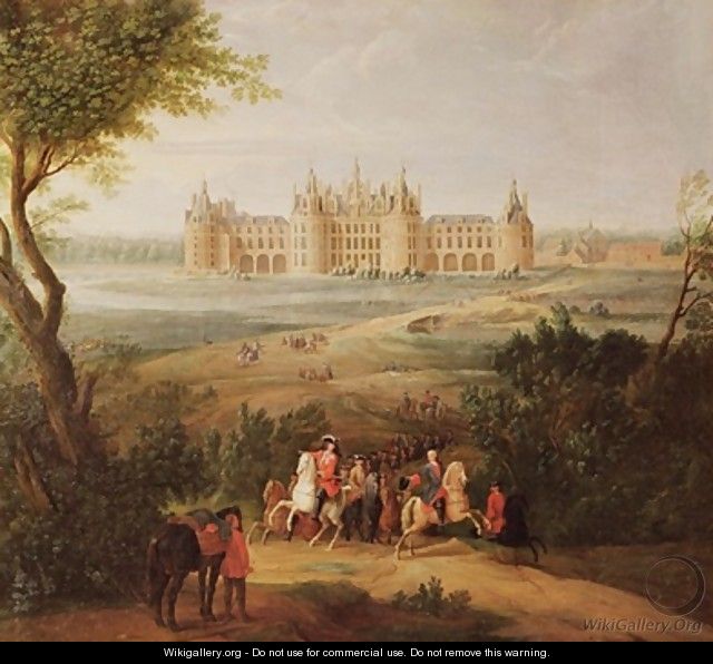 The Chateau de Chambord 1722 - Pierre-Denis Martin
