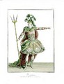 Costume for Neptune in several operas - Jean Baptiste Martin