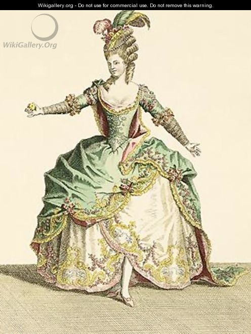 Costume for Venus in several operas - Jean Baptiste Martin