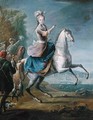 Equestrian Portrait of Maria Leszczynska 1703-68 - Jean-Baptiste Martin