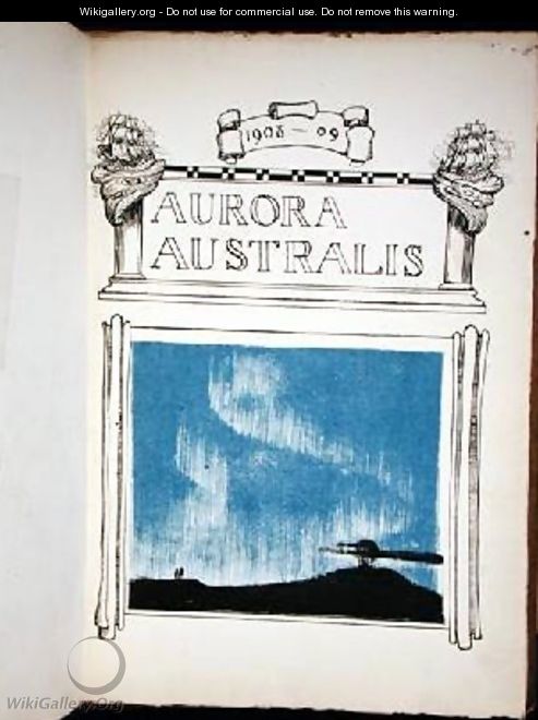 Frontispiece for Aurora Australis - George Marston