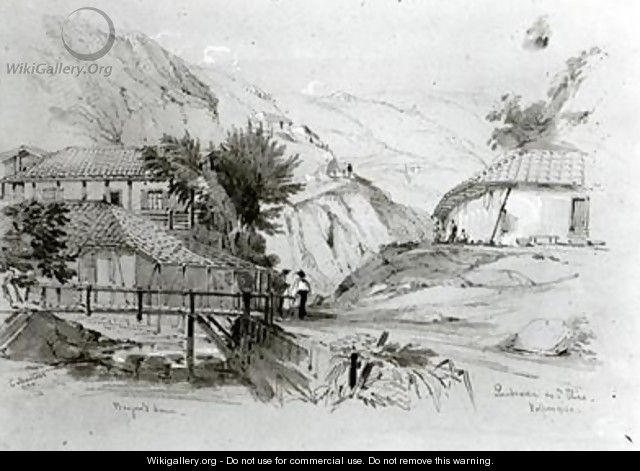 Bergers House Valparaiso 1834 - Conrad Martens