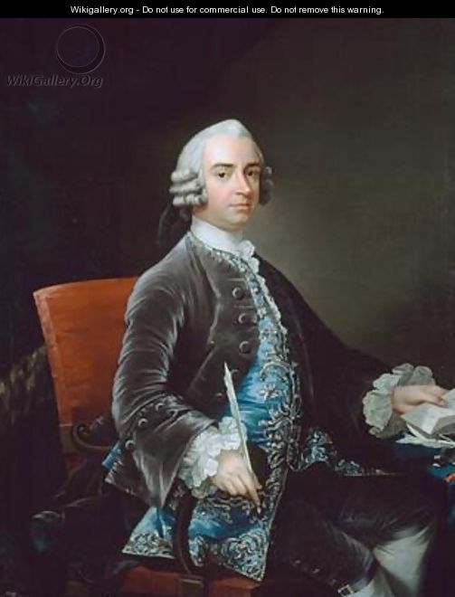 John Larpent 1710-97 Chief Clerk of the Northern Department 1749 - (attr. to) Mathias, Gabriel