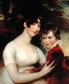 Portrait of Mother and Child - John James Masquerier