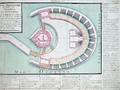 Plan of the Chapus Fort from Traite de Fortifications - Claude Masse