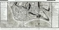 Map of Saintes capital of Saintonge from Recueil des Plans de Saintonge 1711 - Claude Masse