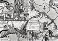 Map of the towns and chateaux situated along the Charente River in 1714 from Recueil des Plans de Saintonge - Claude Masse