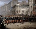 The Return of the Troops to Paris from the Crimea Boulevard des Italiens in front of the Hanover Pavilion December 1855 - Emmanuel Masse