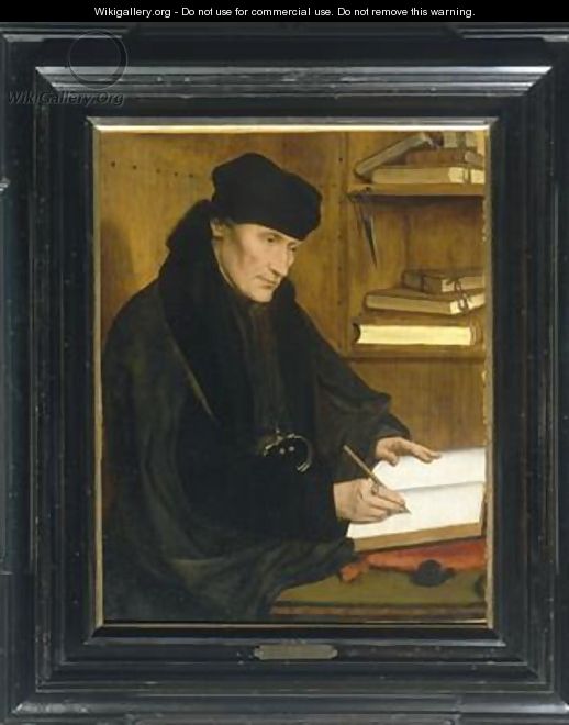 Portrait of Erasmus of Rotterdam - Jan Massys