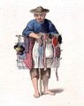 A Pedlar plate 17 from The Costume of China - (after) Mason, Major George Henry