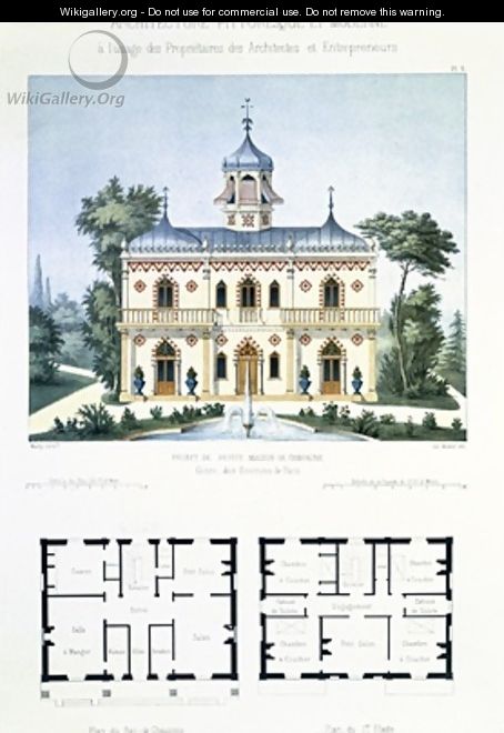 Project for a small country house near Paris 5 - (after) Marty