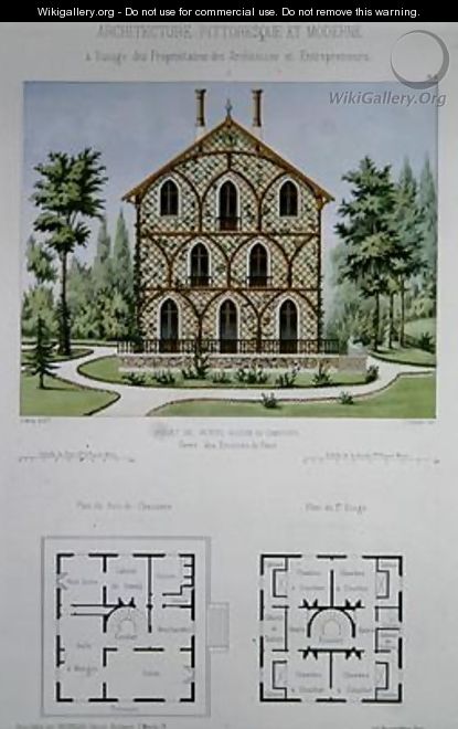 Project for a small country house near Paris 3 - (after) Marty