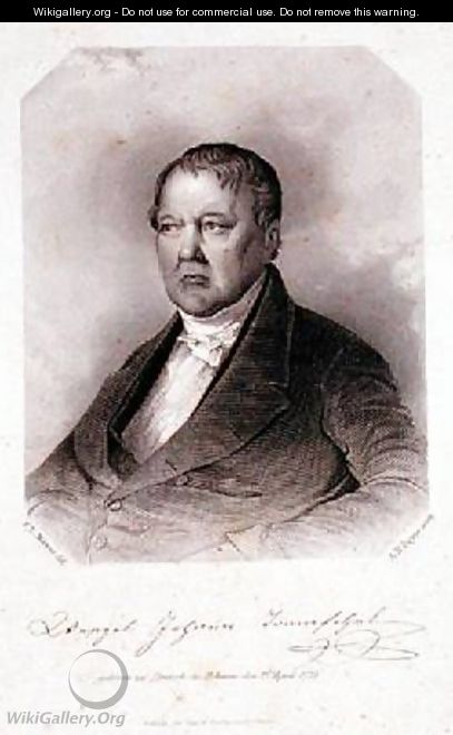 Portrait of Wenzel Johann Tomaschek 1774-1850 - (after) Mayer, F. T.
