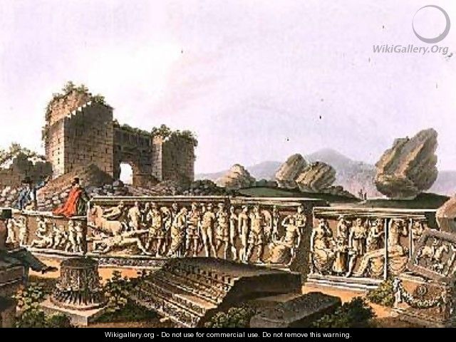 Fragments at Ephesus 1810 - Luigi Mayer