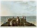 Top of the First Pyramid of Gizah plate 4 from Views of Egypt - Luigi Mayer