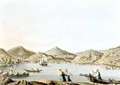 The Western Harbour of the Island of Samos plate 60 from Views in the Ottoman Dominions - Luigi Mayer