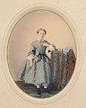 Portrait of Madeleine de Malaret one of the Petites Filles Modeles of the Countess de Segur - Freres Mayer