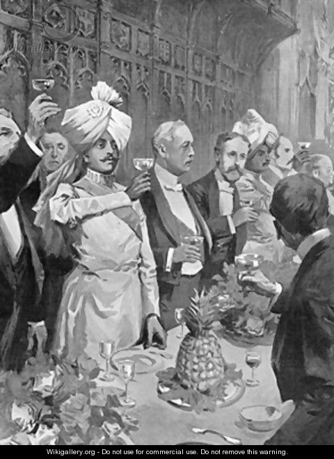 The Empire Coronation Banquet at the Guildhall - William T. Maud