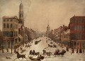 Wall Street in Winter - Peter Maverick